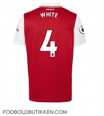 Arsenal Benjamin White #4 Hjemmebanetrøje 2022-23 Kortærmet